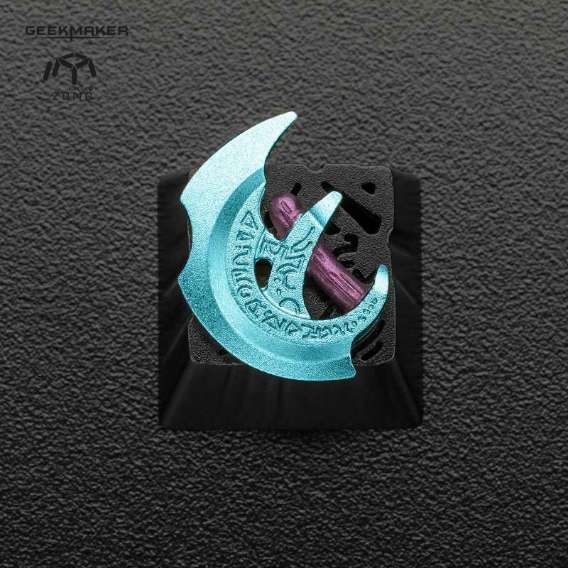 ZOMO PLUS Geekmaker Dota2 Manta Style Aluminium Backlit Keycap - أكسسوار لوحة مفاتيح